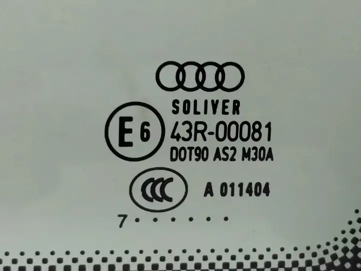 Audi A6 Allroad C6 (2006 - 2008) 43R00081 Заднее боковое стекло — фото 6