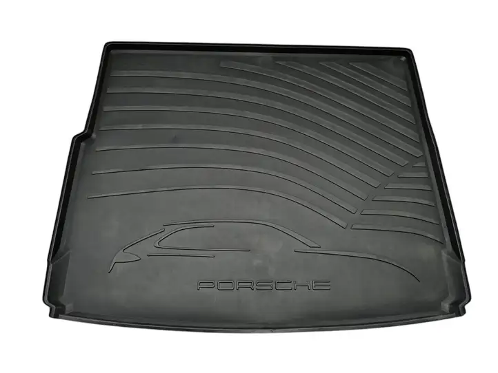 Porsche Cayenne (9Y0 9Y3) (2018 - ) 95804400018 Резиновый коврик багажника — фото 1