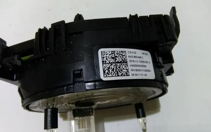 Volkswagen Golf VI (2009 - 2013) 5K0953549C Контактное кольцо SRS — фото 3
