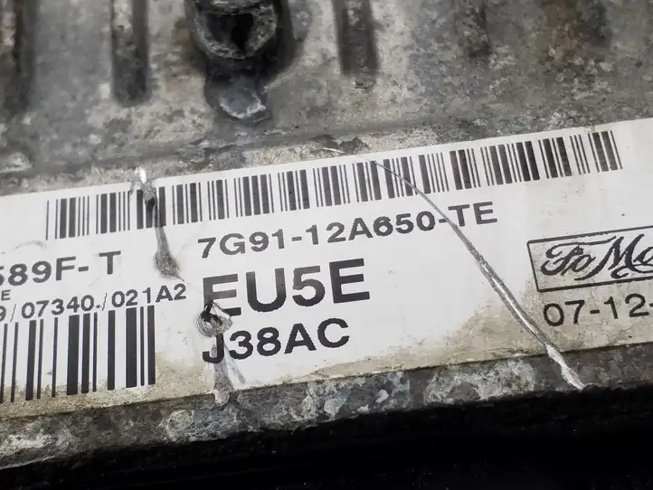 Ford Galaxy (2006 - 2010) 7G9112A650TE Блок управления двигателем (ECU) — фото 3