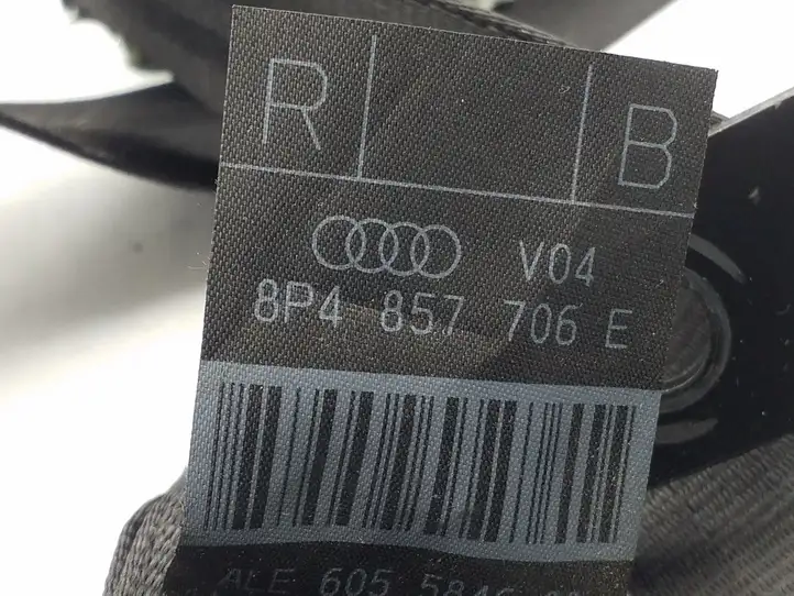 Audi A3/S3 8P (2004 - 2008) 8P4857706E Передний ремень безопасности — фото 4