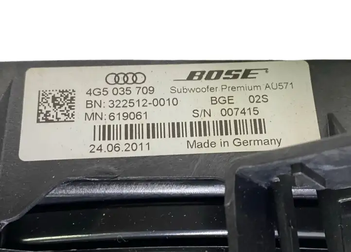 Audi A6 C7 (2011 - 2014) 4G5035709 Сабвуфер — фото 6