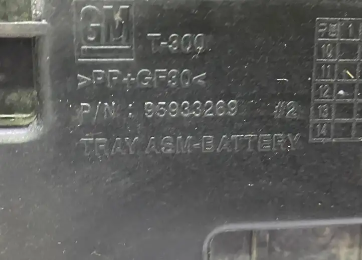 Opel Mokka (2012 - 2016) 95933269 Площадка аккумулятора — фото 6