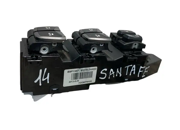 Hyundai Santa Fe (2012 - 2015) 935702W620 Блок кнопок стеклоподъемников — фото 5