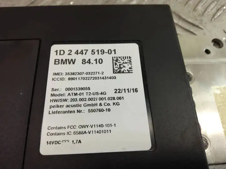 BMW X3 F25 (2010 - 2017) 2447519 Прочие блоки управления — фото 8
