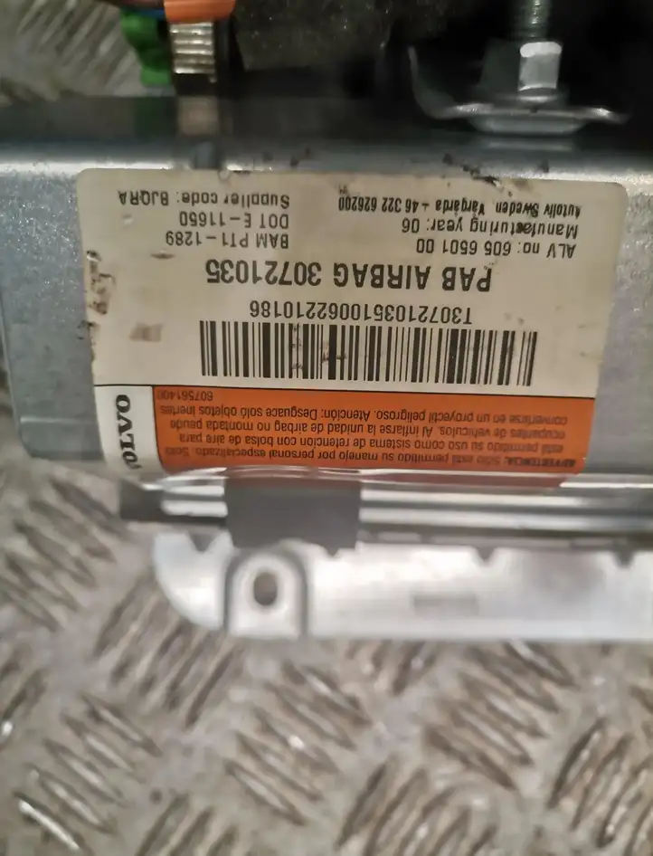 Volvo S80 (2006 - 2009) Подушка безопасности пассажира — фото 3