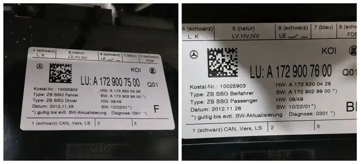 Mercedes-Benz CLS C218,X218 (2011 - 2017) DALISID585 Комплект отделки дверей — фото 2