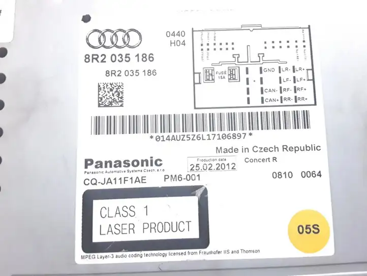 Audi A4 S4 B8 8K (2011 - 2015) 8R2035186 Магнитола / мультимедийная система — фото 3