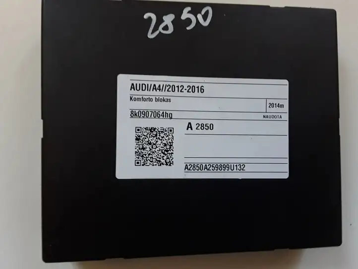Audi A4 S4 B8 8K (2011 - 2015) 8k0907064hg Модуль комфорта — фото 2
