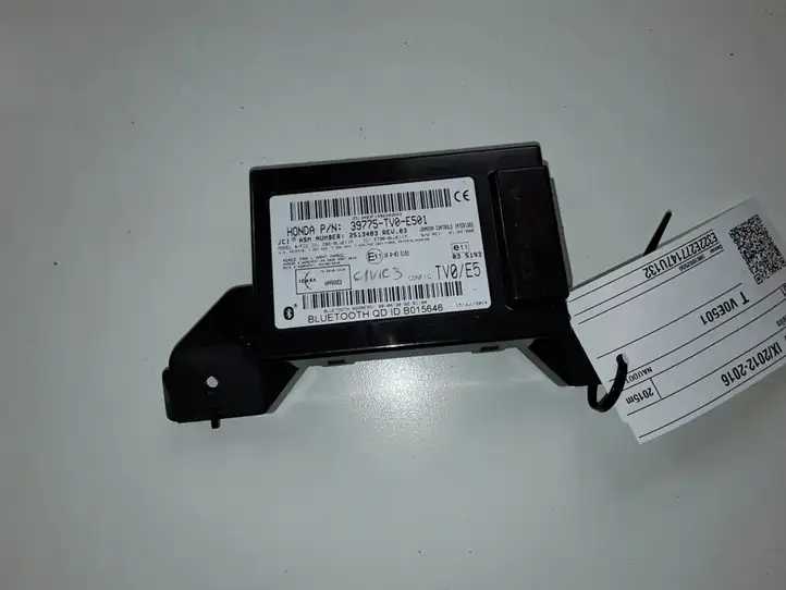 Honda Civic IX (2011 - 2017) TV0E501 Bluetooth модуль — фото 3