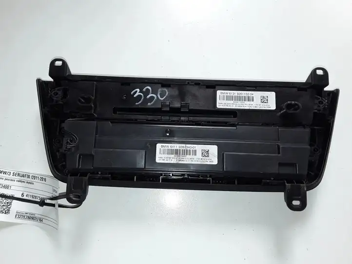 BMW 3 F30 F35 F31 (2012 - 2018) 928734001 Блок управления кондиционером — фото 2