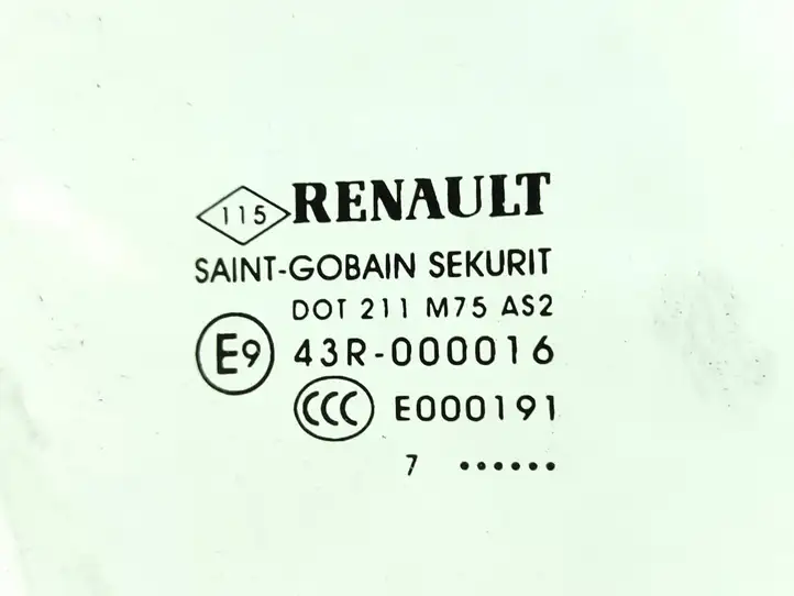 Renault Megane IV (2016 - ) 43R000016 Стекло передней двери — фото 2