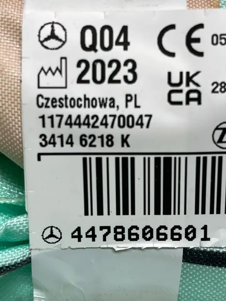 Mercedes-Benz Vito W447 (2014 - ) a4478606601 Боковая подушка безопасности шторка — фото 4