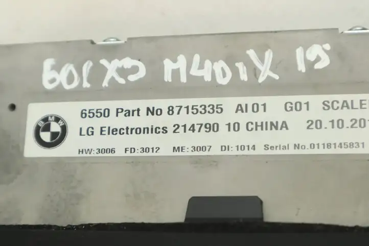BMW X3 G01 (2018 - 2024) 9437961 Магнитола / мультимедийная система — фото 2