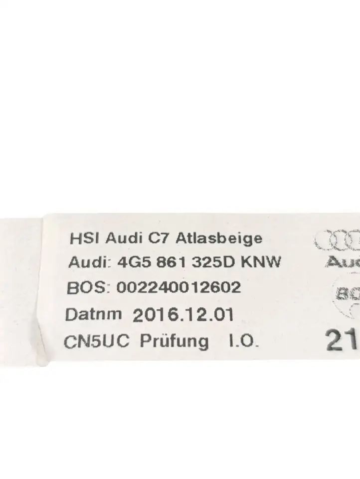 Audi A6 C7 (2014 - 2018) 4G5861325D Электрическая шторка заднего стекла — фото 6