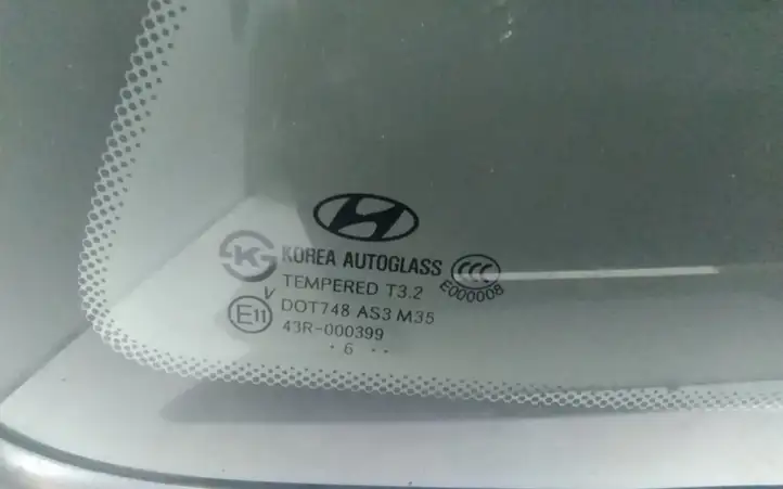 Hyundai Santa Fe (2005 - 2009) 43R000399 Заднее стекло — фото 3