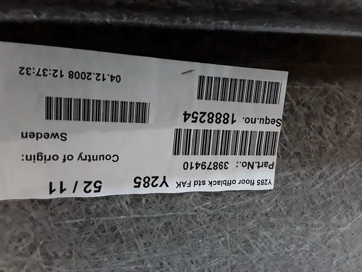 Volvo V70 (2007 - 2013) 39879410 Пол багажника — фото 3