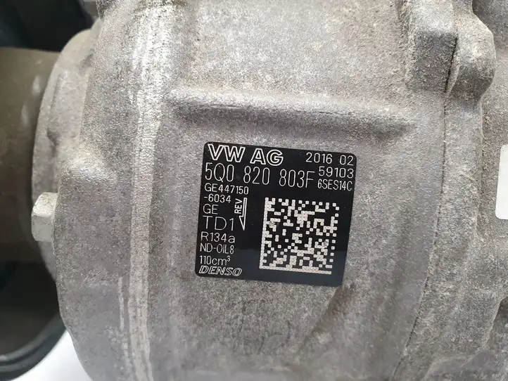 Seat Leon (5F) (2012 - 2019) 5Q0820803F Компрессор (насос) кондиционера воздуха — фото 5