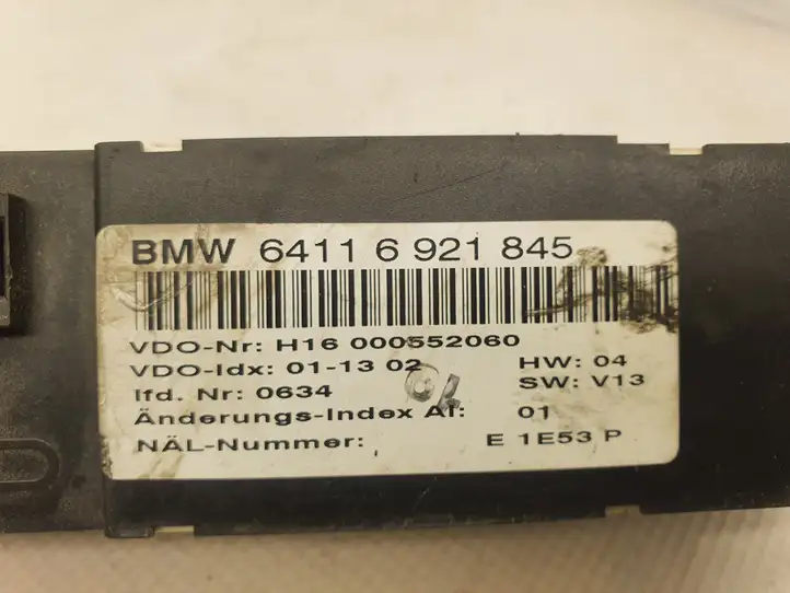BMW 3 E46 (1998 - 2005) 64116921845 Управление климат контролем — фото 4