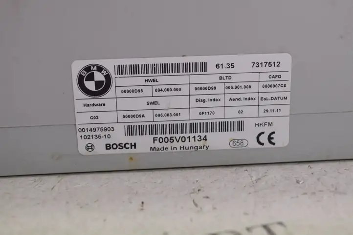 BMW X3 F25 (2010 - 2017) 7317512 Блок управления крышкой багажника — фото 8