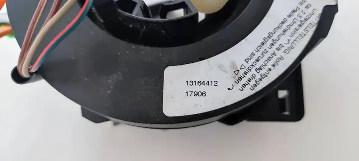 Opel Meriva A (2002 - 2006) 13164412 Контактное кольцо SRS — фото 6