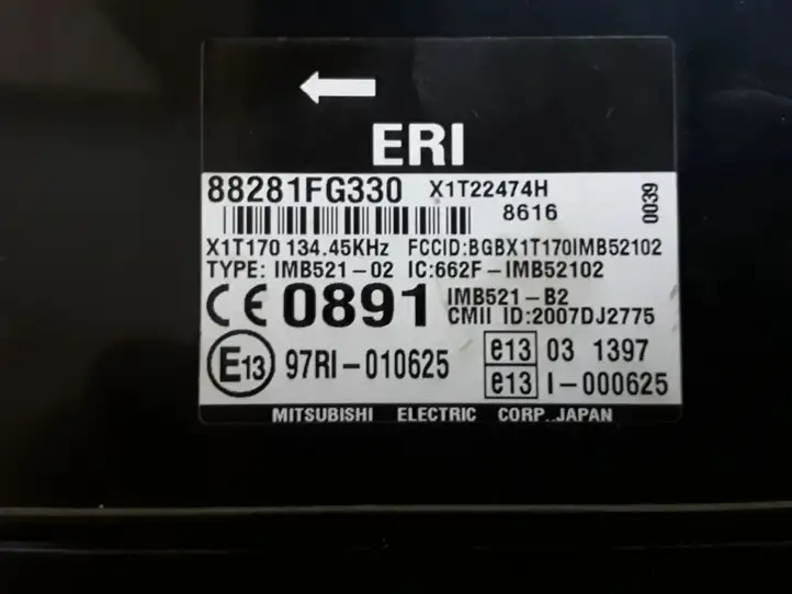 Subaru Impreza III (2008 - 2012) 88281FG330 Прочие блоки управления — фото 2