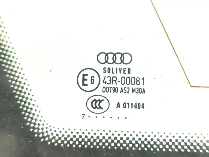 Audi A6 S6 C6 4F (2004 - 2008) 43R00081 Заднее боковое стекло — фото 3