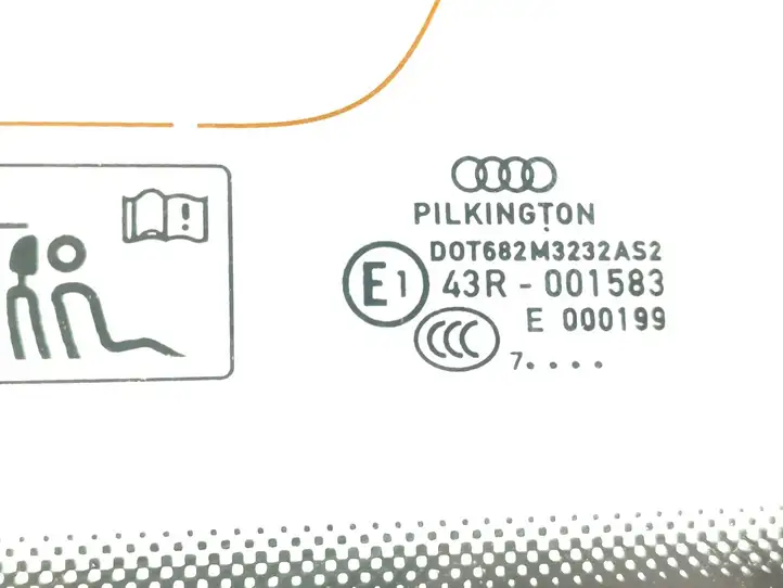 Audi A4 S4 B8 8K (2007 - 2011) 43R001583 Заднее боковое стекло — фото 3