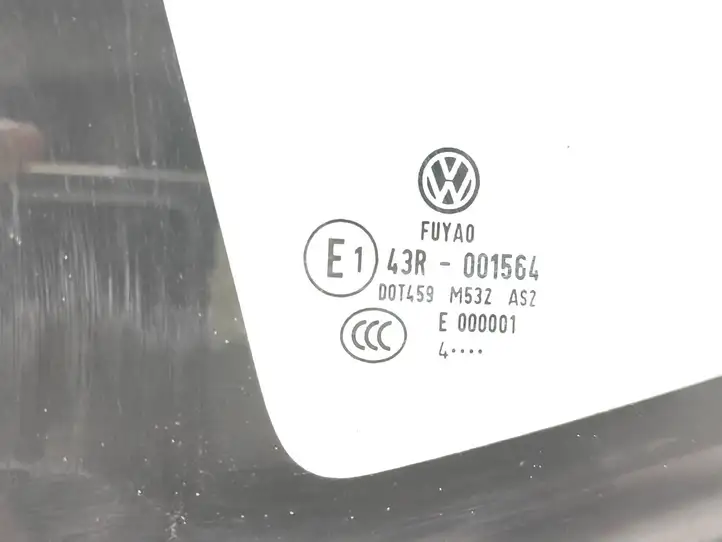 Volkswagen Polo V 6R (2009 - 2015) 43R001564 Заднее боковое стекло — фото 3