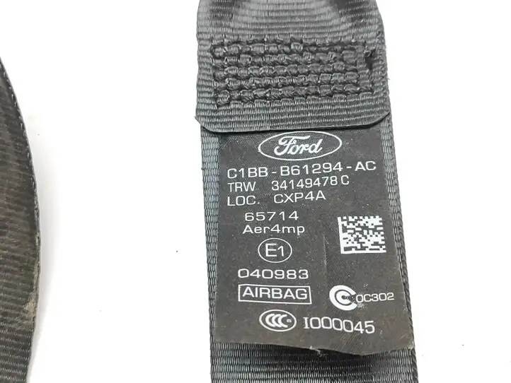 Ford Fiesta (2013 - 2017) C1BBB61294AC Передний ремень безопасности — фото 4