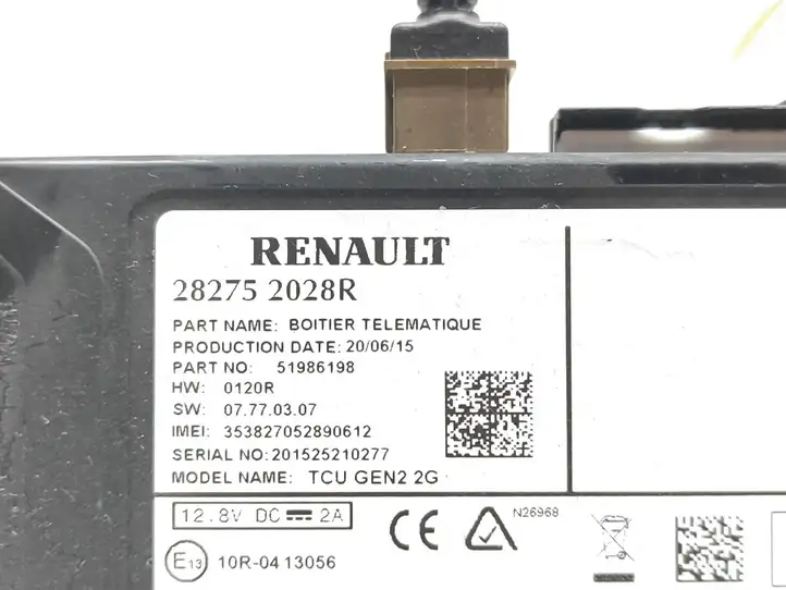Renault Kadjar (2015 - 2018) 282752028R Блок GSM — фото 3
