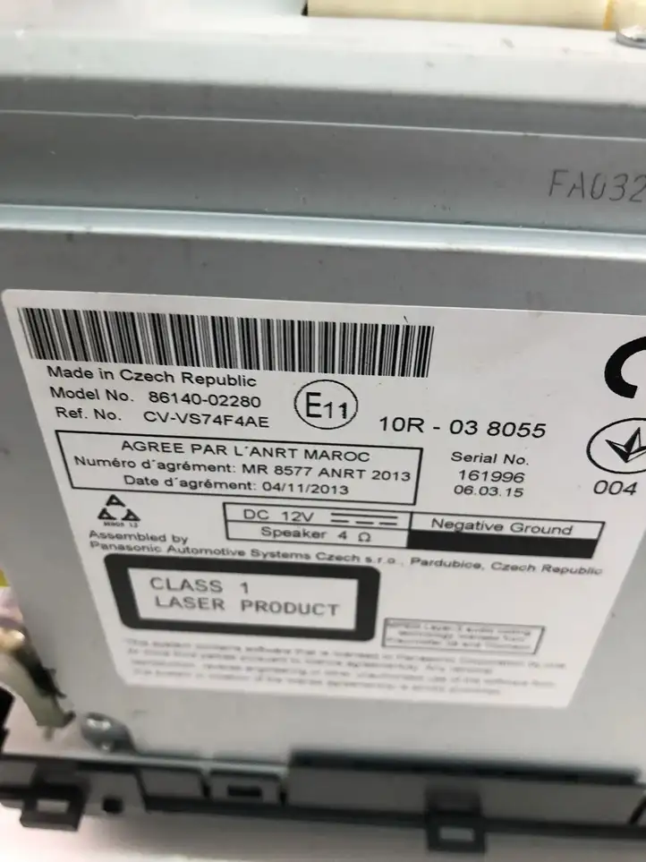 Toyota Auris E180 (2012 - 2018) 8614002280 Магнитола / мультимедийная система — фото 4