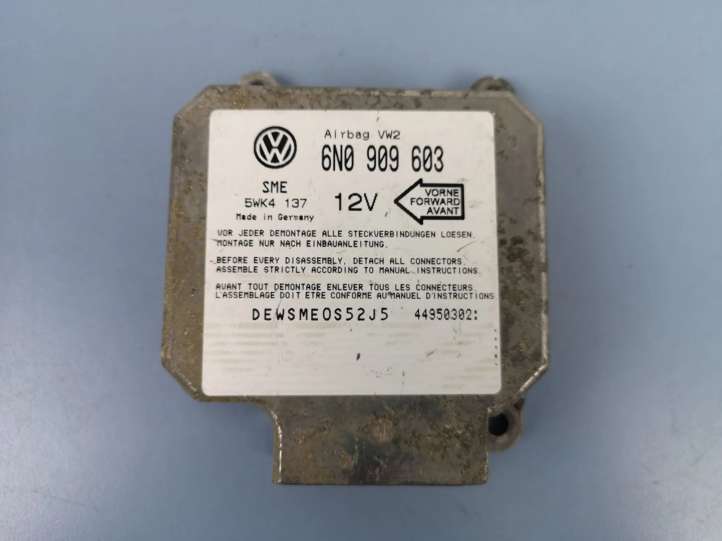 6N0909603 Volkswagen Sharan Oro pagalvių valdymo blokas