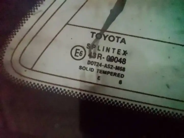 Toyota Avensis T250 (2006 - 2009) Заднее боковое стекло — фото 2