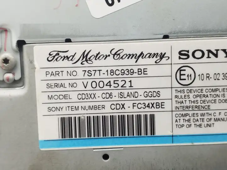 Ford Mondeo MK IV (2007 - 2014) 7S7T18C939BE Магнитола / мультимедийная система — фото 3