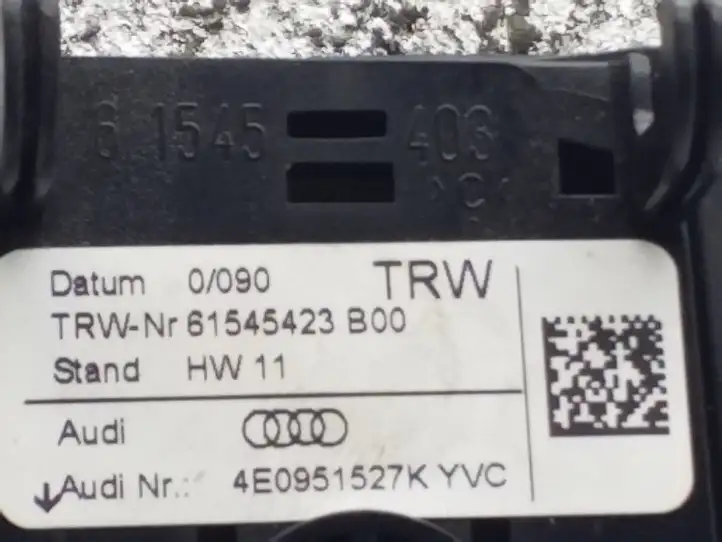 Audi A6 S6 C6 4F (2008 - 2011) 4E0951527K Кнопки на рулевом колесе — фото 3