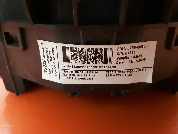 Fiat Ducato (2007 - 2014) 07354569620 Подушка безопасности руля — фото 5
