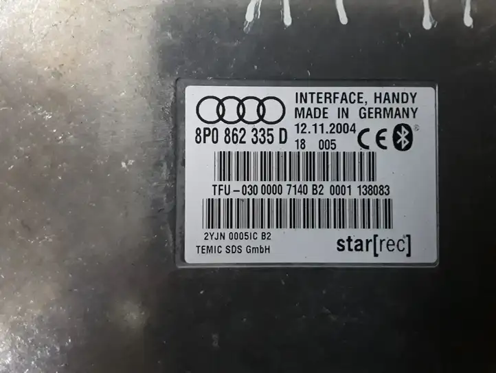 Audi A4 S4 B7 8E 8H (2004 - 2009) 8P0862335D Bluetooth модуль — фото 2