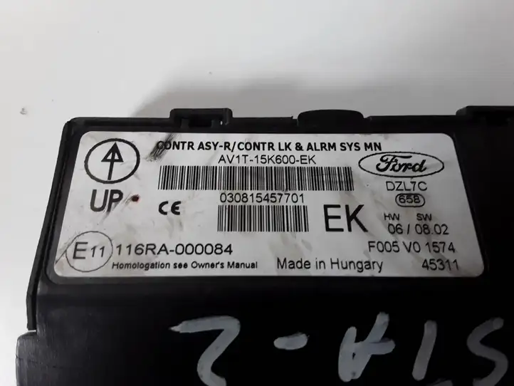 Ford Fiesta (2013 - 2017) AV1T15K600EK Модуль комфорта — фото 3