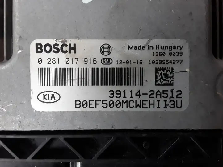 Kia Ceed (2010 - 2012) 391142A512 Блок управления двигателем (ЭБУ) — фото 2
