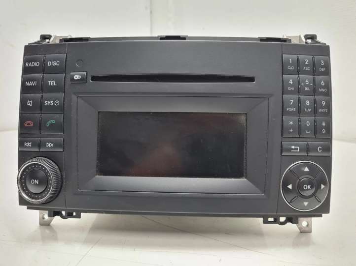 A1699060700 Mercedes-Benz A W169 Radija/ CD/DVD grotuvas/ navigacija