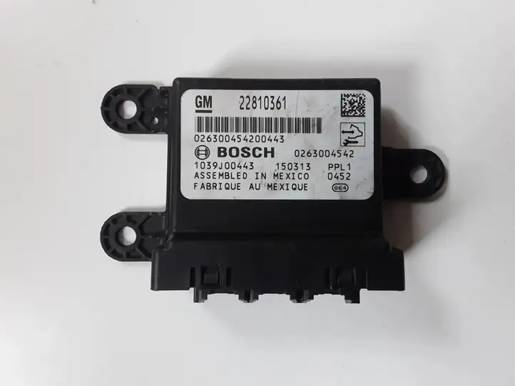 Opel Zafira B (2008 - 2014) 22810361 Блок управления парктрониками — фото 1