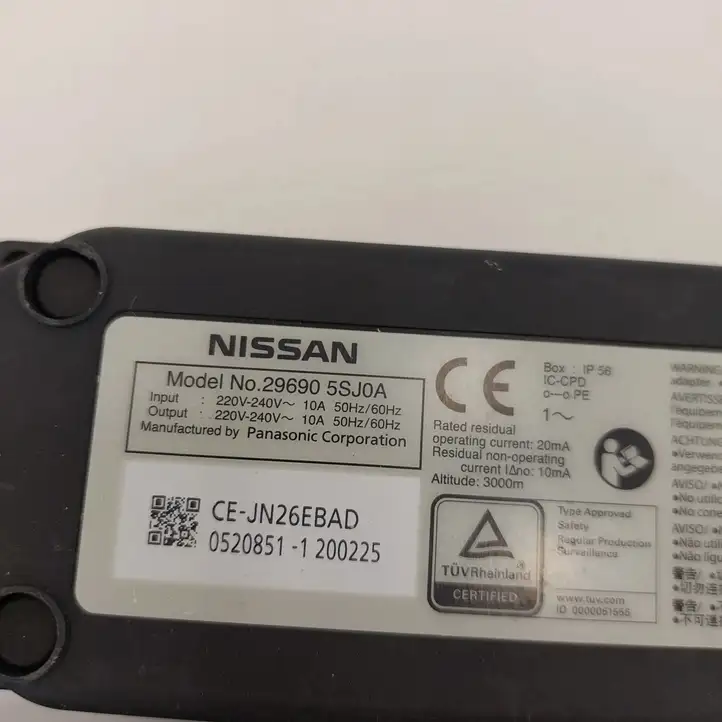 Nissan Leaf II (ZE1) (2017 - ) 296905SJ0A Кабель для зарядки электромобилей — фото 3