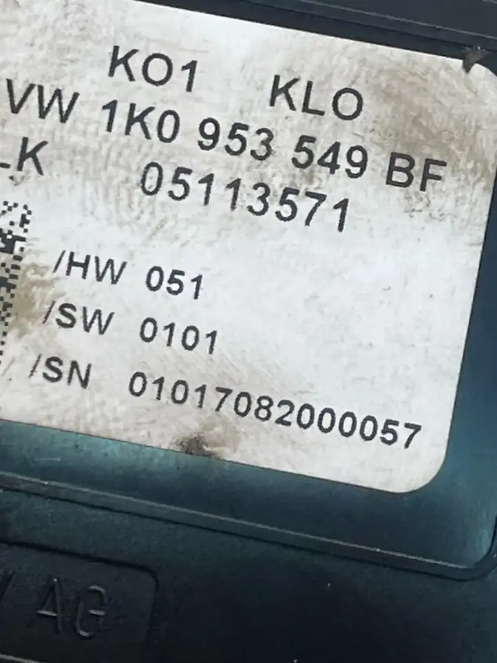 Volkswagen Tiguan (2007 - 2011) 1K0953549BF Датчик угла поворота руля — фото 3