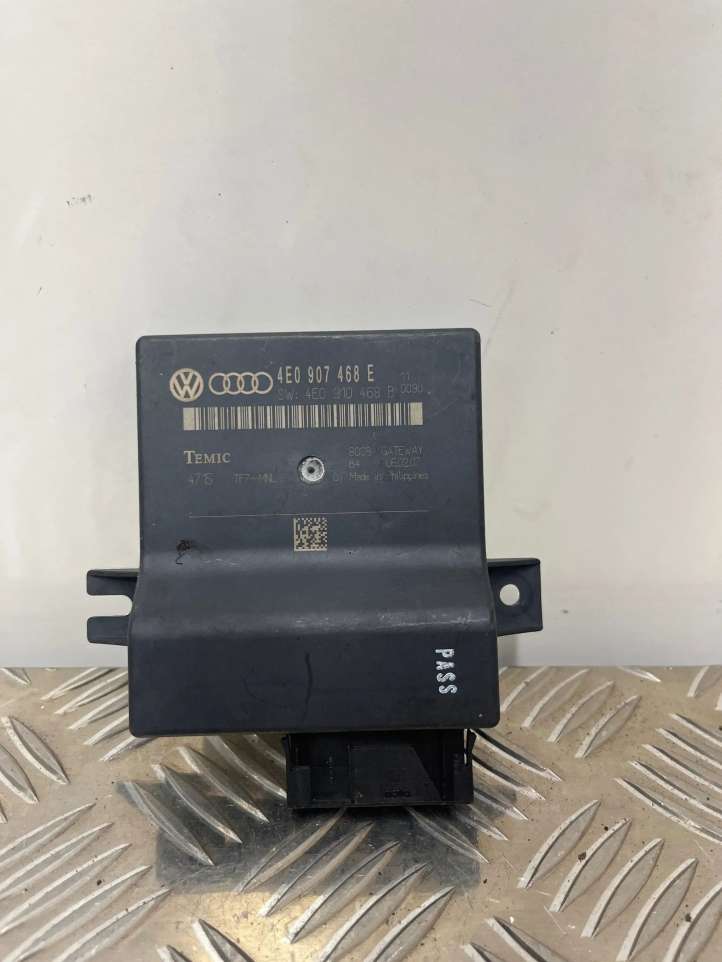 4E0907468E Audi A8 S8 D3 4E Gateway valdymo modulis