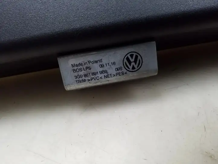 Volkswagen PASSAT B8 (2015 - ) 3G9861691 Шторка багажника (сетка) — фото 4