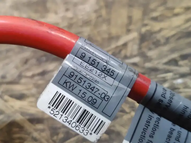 BMW 7 F01 (2008 - 2016) 10304410 Плюсовой провод аккумулятора — фото 4