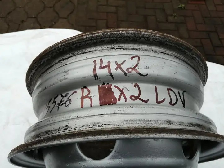 (2002 - 2010) 5JX14X104 Стальной штампованный диск R14 — фото 3