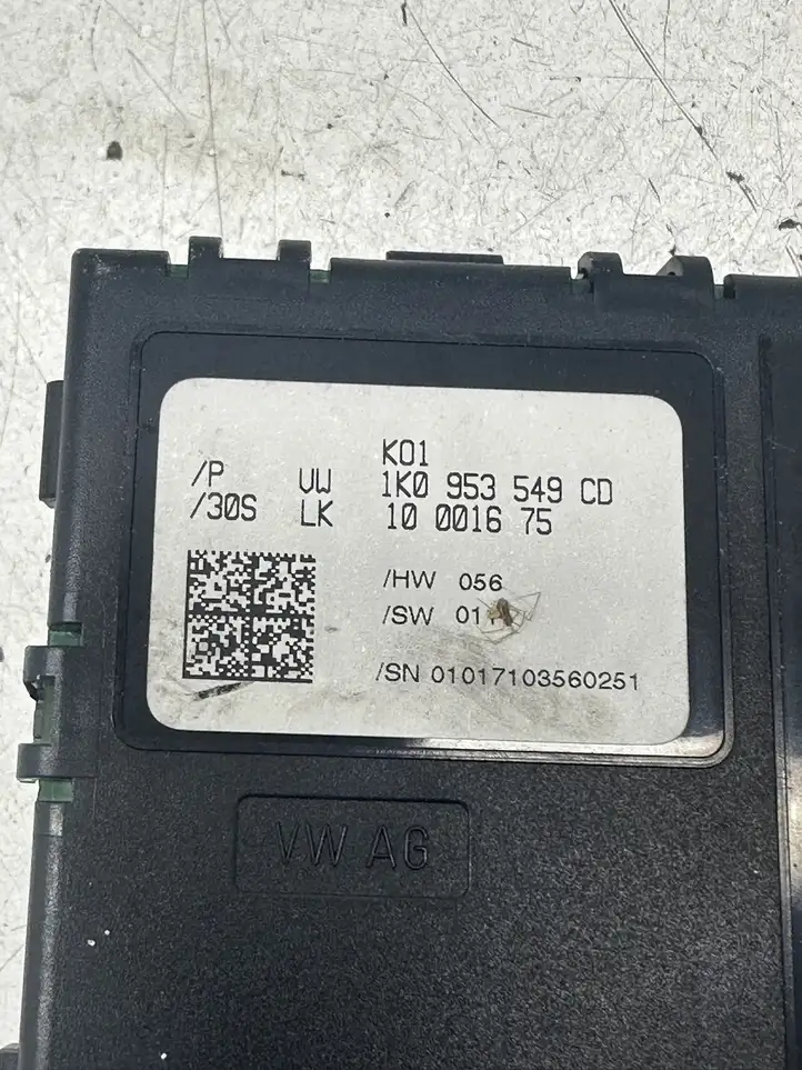 Volkswagen Golf VI (2009 - 2013) 1K0953549CD Датчик угла поворота руля — фото 2