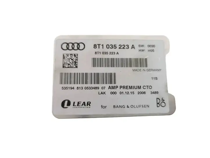 Audi A5 8T 8F (2007 - 2011) 8T1035223A Усилитель звука — фото 7